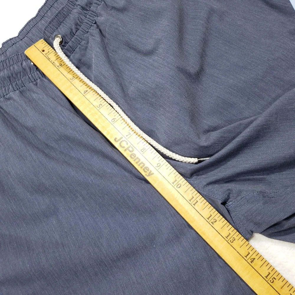 Fair Harbor Swim Trunks Men XXL Blue Yellow Colorblock Lined Hybrid Shorts‎